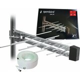 Gembird GMB-20E sa kutijom +15m ** Antena Loga UHF sa RF-Konektorom,20el, 39cm,6dB alu +kabl 15m 781 cene