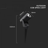  LED spoljašnja svetiljka LED/10W/230V 3000K IP65 | Eponuda.com
