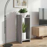  Stalak za biljke s policom Sivi Sonoma 30 x 30 x 80 cm | shoptok.hr