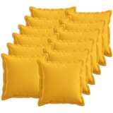 Presvlaka za jastuk 12 pcs HOUTEN Svijetlo žuta 45 x 45 cm | shoptok.hr