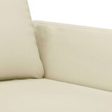  3-dijelni set sofa s jastucima krem od umjetne kože | shoptok.hr