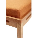 Hübsch Oranžna/kremno bela klop Amber – | Shoptok.si