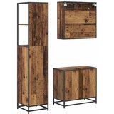 Set namještaja za kupaonicu 3 kom. Staro drvo 65 x 33 x 60 cm | shoptok.hr