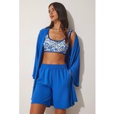 Happiness İstanbul Two-Piece Set - Blue - Relaxed fit Cene