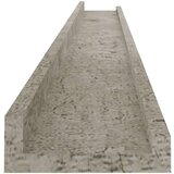 vidaXL Zidne police 2 kom siva boja betona 100 x 9 x 3 cm | shoptok.hr