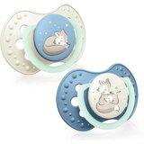 Lovi Night & Day Dynamic Soother Boy 3-6m silikonska dinamična duda varalica 2 kom za otroke | shoptok.hr
