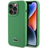 LACOSTE MAGSAFE maska za iPhone 15 Pro WOVEN LOGO GREEN