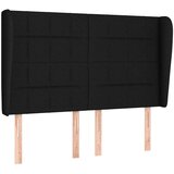  Krevet s oprugama i madracem crni 140 x 190 cm od tkanine | shoptok.hr