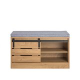 SoBuy predsoba klop za čevlje s sedežem v rjavi barvi v rustikalnem slogu, (21123405) | Shoptok.si