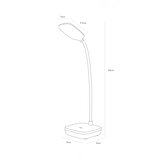 Zuma line 1961-BK-LED Punjiva stona lampa LED/7W/1200mAh 3000/4500/6000K crna | Eponuda.com