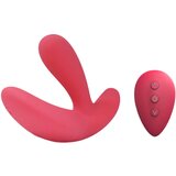 Cotoxo Saddle - punjivi vibrator za prostatu na daljinsko upravljanje (crveni) | shoptok.hr