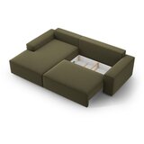 Micadoni Zelena sklopiva kutna garnitura od bouclé tkanine (s lijevim kutom) Jodie – Home | shoptok.hr