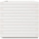  Vrtna sadilica bijela 50 x 50 x 49,5 cm od masivne borovine | shoptok.hr