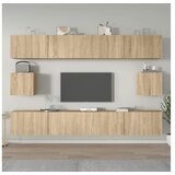  6-dijelni set TV ormarića boja hrasta sonome konstruirano drvo | shoptok.hr