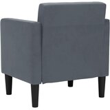 SOFA s naslonima za ruke tamno siva 53 cm baršunasta | shoptok.hr