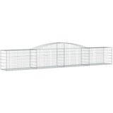  Lučne gabionske košare 6 kom 400x50x60/80 cm pocinčano željezo | shoptok.hr