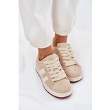 EVENTO Women's Sneakers Made Of Eco Suede Beige Arlenina | shoptok.hr