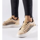 Gemre Beige Glitter Sneakers Briercliff | Shoptok.si