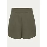 Only Kratke hlače iz tkanine Nova 15325521 Zelena Regular Fit