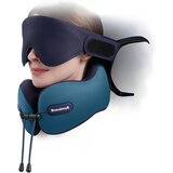 BONAIREST potovalna blazina za vrat z 3D masko za oči | Shoptok.si