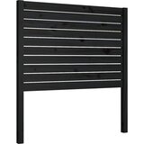 Uzglavlje za krevet crno 96 x 4 x 100 cm od masivne borovine | shoptok.hr