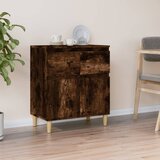  Komoda boja dimljenog hrasta 60 x 35 x 70 cm konstruirano drvo Cijene