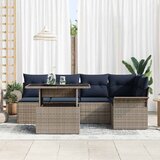  Sjedeća garnitura za vrt 6 kom. Poli ratan 100 x 55 x 73 cm | shoptok.hr