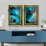 WALLXPERT Multikolorni Dekorativni Okvirni Slikarski Set (2 Komada) | Eponuda.com