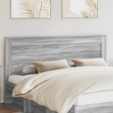  Uzglavlje s uzglavljem Siva Sonoma 200 cm Konstruirano drvo | shoptok.hr