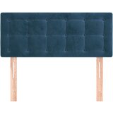  Posteljno vzglavje temno modro 80x5x78/88 cm žamet | Shoptok.si