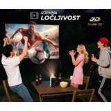 Byintek prenosni 3D led dlp projektor ufo P70X, android, 2 gb + 32 gb, daljinec, črn, (5000011540) | Shoptok.si