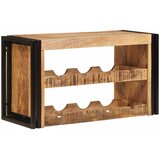  Stalak za vino Smeđa 80 x 45 x 33 cm Čvrsto Grubo Drvo Manga | shoptok.hr