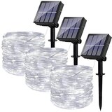  novogodišnje solarne lampice bele 30 metara Cene