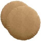  Jastučići za sjedenje 2 pcs Smeđa Ø50 x 19 cm Baršun | shoptok.hr