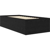  Okvir kreveta za pod Crni hrast 80 x 200 cm Konstruirano drvo | shoptok.hr