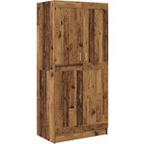 vidaXL Garderobna omara Star les 82,5 x 51,5 x 180 cm Konstruiran les Cene