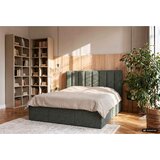 Boxxx OBLAZINJENA POSTELJA 160 cm x 200 cm , tekstil temno zelena | Shoptok.si