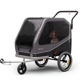 Klarfit Goldie Buggy, prikolica za bicikl, 324 l, maks. 40 kg, sklopiv, otporan na vremenske uvjete | shoptok.hr