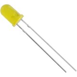TRU COMPONENTS Ožičana LED dioda, žute boje, okrugla 5 mm 130 mcd 50 ° 20 mA 2.1 V 1573743 | Eponuda.ba