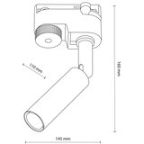  LED spot svetiljka za šinski sistem LAGOS 1xG9/3W/230V crna | Eponuda.com