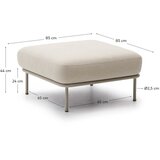 Kave Home Bež tabure iz tkanine bouclé Aurum – | Shoptok.si