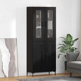  Visok predalnik 2 pcs Črna Orehovina 69,5 x 34 x 180 cm, (5000107790) | Shoptok.si