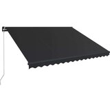  Tenda na ručno uvlačenje s LED svjetlima 450 x 300 cm antracit | shoptok.hr