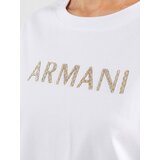 Armani Exchange Majica zlatna / srebro / bijela | shoptok.hr