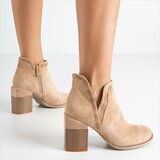 Resti Light brown boots with square heel Lemere - Shoes | ePonuda.com
