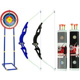  Shooting Set Bow Shield on Stand 134 cm Quiver Pistols | shoptok.hr
