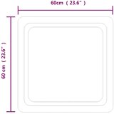  LED kupaonsko ogledalo 60x60 cm | Eponuda.ba