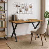  120 x 80 x 75 cm Čvrsto drvo akacije Bijela i crna Pravokutni | shoptok.hr