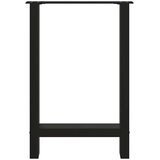  Noge za blagovaonski stol Crne 2 kom 50 x (72-73) cm Čelik | shoptok.hr