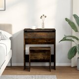  Toaletni stolić sa stolcem boja dimljenog hrasta 60x40x113,5 cm | Eponuda.ba